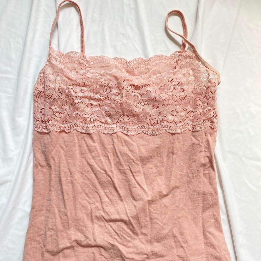 Y2K sheer Pink cami